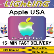 Apple iTunes Gift Card USA✨iTunes USA Card United States✨Lightning Game 24/7 Online Email Delivery