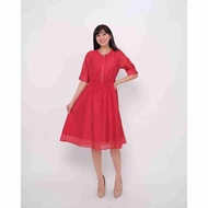Moscato - Alana Dress / Midi Dress Wanita 179161