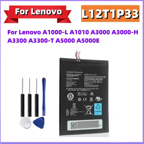 L12T1P33 Battery L12T1P33 Battery For Lenovo IdeaTab lepad 7" 3650mA A1000-L A1010 A3000 A3000-H A33