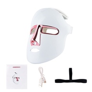 Foreverlily 7สี LED Photon Mask Rechargebale Photon Therapy Facial Skin Rejuvenation Mask สำหรับ Fac