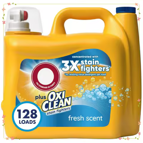Advanced Clean Liquid Laundry Detergent with Oxi & Odor Eliminator, 150 fl oz for 75 Loads, Original