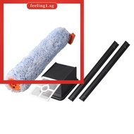 【FEELING】Filter Mop Cloth Rubber scraper Kit For ILIFE For W90 Cordless Vacuum Cleaner