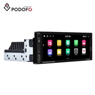 Podofo 6.86 inch 1 Din 2+64 GB Android Car Radio With Carplay & Android Auto Car Stereo GPS BT FM RD
