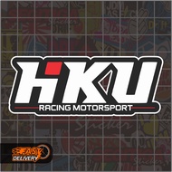 HKU Racing Sticker Size 9 x 3.5 Cm