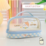 Double Decker Pencil Case l Kotak pensil besar l Travel Pouch l Make Up Pouch l Kotak Make up dan Sk