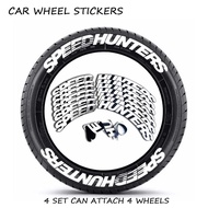 Speed Hunter Tire Letter Stickers Rubber Wheel Logo Stickers Universal Styling Durable Accessories D