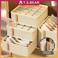 Underwear Bra Panties Socks Storage Box Foldable Closet Organizer Box Wardrobe Cabinet Lingerie Draw