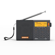XHDATA D-808 ポータブルラジオ FM AM SW LW ワイドFM エアバンド SSB BCL DSP RDS ポケットラジオ 防災 高感度 小型 電池式 充電式 スリープ機能付き 目覚ま