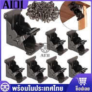 Iron Locking Folding Table Chair Leg Brackets Hinge Self Lock Foldable Hinges Iron Folding Hinge Des