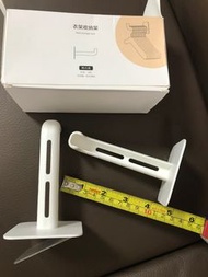 衣架收納神器免打孔晾放夾子的陽台掛鈎置物架
