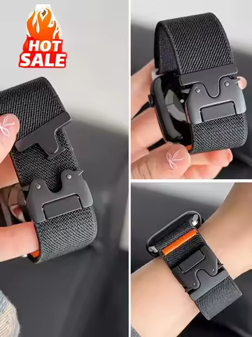 Parachute Straps for Apple watch 10 Band 46mm 42-41-45mm Ultra 2 49mm 44mm nylon bracelet iWatch App