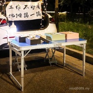 Foldable Foldable Table Push Portable Camping Net Market Red Table Chair Stall Night Outdoor Foldabl