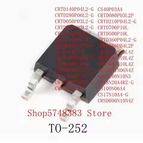 10PCS CRTD210P04L2-G CRTD700P10L CRTD500P10L CRTD360P04L2-G CRTD080P04L2P CRSD050N10L4Z CRSD037N06N4