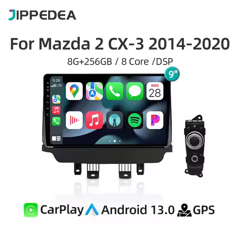 1280*720 CarPlay 8G 256G Android 13.0 Car Multimedia Player GPS Navigation 4G WiFi DSP RDS Car Radio