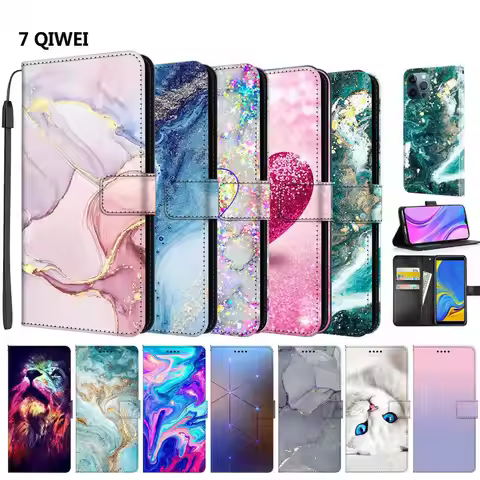 Flip Leather Case For Oneplus 9RT 9R Phone Marble Wallet Stand Margnetic Case For Oneplus 9 Pro Onep
