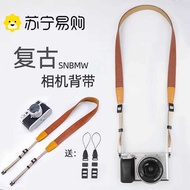 Denim Camera Strap Suitable for Canon R50 Sony zve10a60 Fuji Micro SLR Shoulder Strap CCD Camera Str