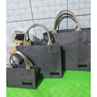 Plain Canvas Tote Bag size 25x20 cm totebag handbag Multifunction Thick Material webbing Strap