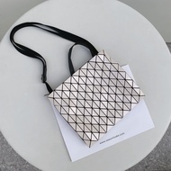 100% Original Issey Miyake BAO BAO bag Row Gloss small triangular splicing women cross body shoulder bag