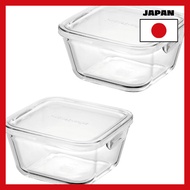 [Japan import]Iwaki heat-resistant glass storage container green