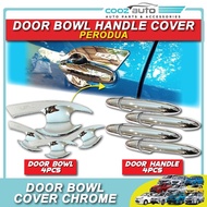 Perodua Myvi Bezza Alza Axia Aruz Ativa Kancil Viva Door Handle Door Bowl Cover Chrome Protector Pen