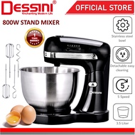 DESSINI ITALY 5 Speed Electric Stand Mixer Egg Beater Blender Grinder Dough Whisk Mesin 3.5L Bowl Pengadun Bancuh Telur