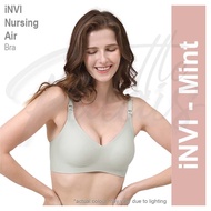 SHAPEE iNVI Nursing Air Bra Maternity Breastfeeding Bra Wireless Seamless Bra Ibu Menyusu