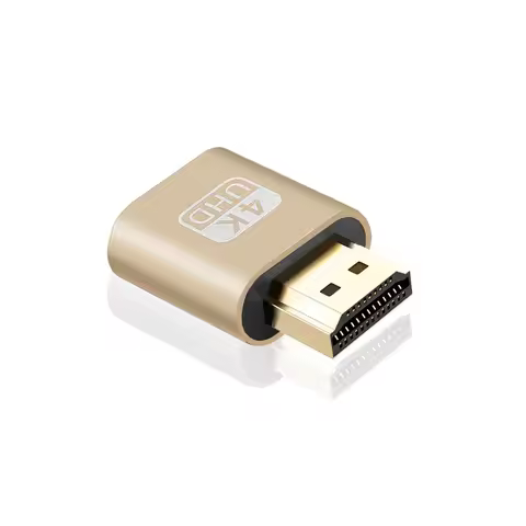 1pcs VGA Virtual Display Adapter HDMI-compatible 1.4 DDC EDID Dummy Plug Headless Ghost Display Emul