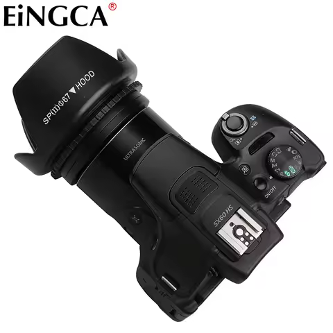 4In1 Accessories Camera Lens Adapter For Canon SX520 SX70 SX60 SX50 HS to 67mm + Lens Cap + Lens Hoo