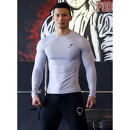 Men's Thermal Shirt, Long-Sleeved Gymshark Sports Shirt