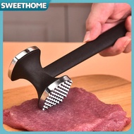 SWEETHOME Steak Hammer Mallet Double-Sided Zinc Alloy Meat Tenderizer Meat Pounder Maximizes Food Fl