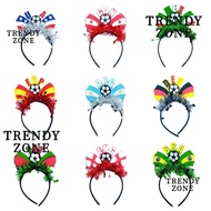 TRENDYZONE Football Event Headband, Flag Design National Team Flag Headband, Sports Accessory Soccer