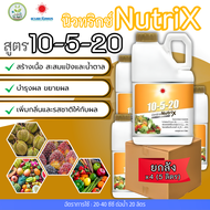 (ยกลัง5L*4) ปุ๋ยน้ำ 10-5-20 แกลอน 5L (ดวงตะวันเพชร) Lj