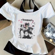 Cropped Top - Vintage Alternative Anime Grunge | Summer Fashion Deal