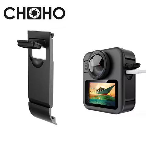 Battery Side Cover for GoPro Max 2 Dustproof Battery Door Housing Case Lid Charge for Go Pro Max2 Ca