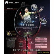 FELET ORIGINAL(Unstrung)Woven Tj 1000 Badminton Racket 3U/4U MAX TENSION 35LBS