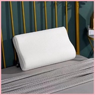 {HOT XLHHIEDSH 551} Mlily Memory Foam Bed Orthopedic Pillow for Neck Pain Sleeping with Embroidered Pillowcase 50*30cm