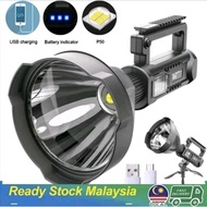 200000LM XHP70 TorchLight LED Flashlight USB Rechargeable Searchlight Waterproof Spotlight Flashligh