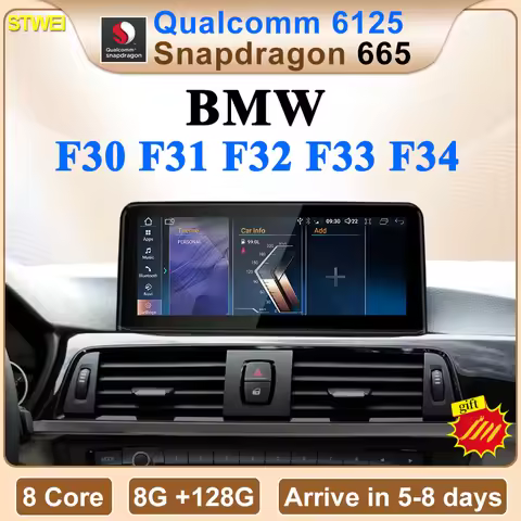 STWEI NEW ID8 Qualcomm 8Core 8G 128G Carplay Auto For BMW 3 Series F30 F31 F32 F33 F34 Central Multi