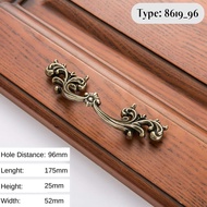 Handle Pintu Lemari Knob Mawar Set Cover Panjang/Handle/Tarikan Laci Gagang Lemari Jendela Pintu Rum