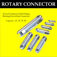 Rotary Connector Swivel Connector Cable Pulling Swivel Rotating Swivel Joint Connector 1T 3T 5T 8T