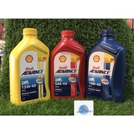 100% ORIGINAL SHELL 4T MINYAK HITAM SHELL AX3,AX5,AX7 ALL 1 LITER