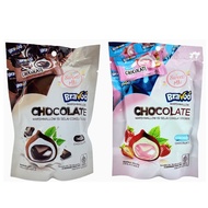 BRAVO MARSHMALLOW MOCHI POUCH CONTENTS 5 x 3.6gr CHOCOLATE STRAWBERRY MALOW WHOLESALE DELICIOUS SNAC