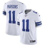 American Rugby NFL Men No. 11 Dallas Cowboy Micah Parsons White, Navy Vapor Limited Jersey
