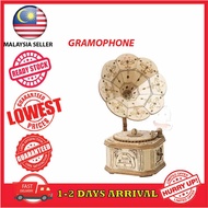 [1 set] Puzzle Model Building 3D Brain Training Wooden Puzzle Robotime 3D DIY Building