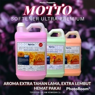 ORIGINAL Softener Ultra Premium | PELEMBUT + PEWANGI (MOTTO) 5 Liter |