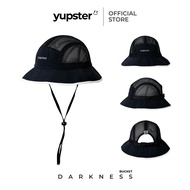 YUPSTER หมวกบัคเก็ต หมวกแก๊ป รุ่น Darkness 24 - Duckbill Cap & Bucket หมวกแก๊ป หมวกวิ่ง กันแดด
