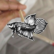 Betta Fish Lure Mahachai Bodhi Leaf Tail Plastic Material Both Available And Retail It Is A Product 