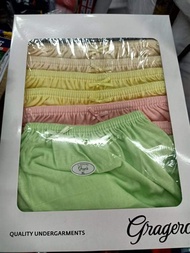 Gragero full panty 1 dozen and 6 pieces for grandma, pregnant, and oversize ladies