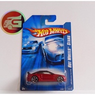 Hot Wheels AMG Mercedes CLK DTM Red Black HW Stars (HTF) Blue Card 2007 - Hotwheels