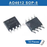10Pcs AO4612 SOP8 4612 SOP-8 SMD -60V/-3.2A N + P ช่อง MOSFET ใหม่เดิม
